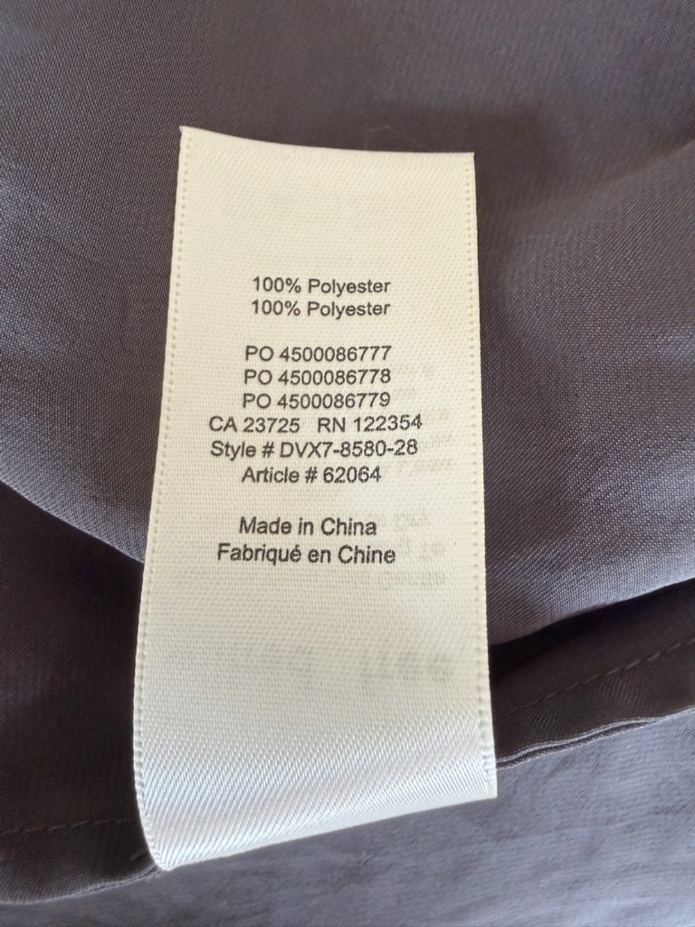 Wilfred Free Gray Satin Slip Mini Dress Strappy Minimalist Size Small - Picture 7 of 7